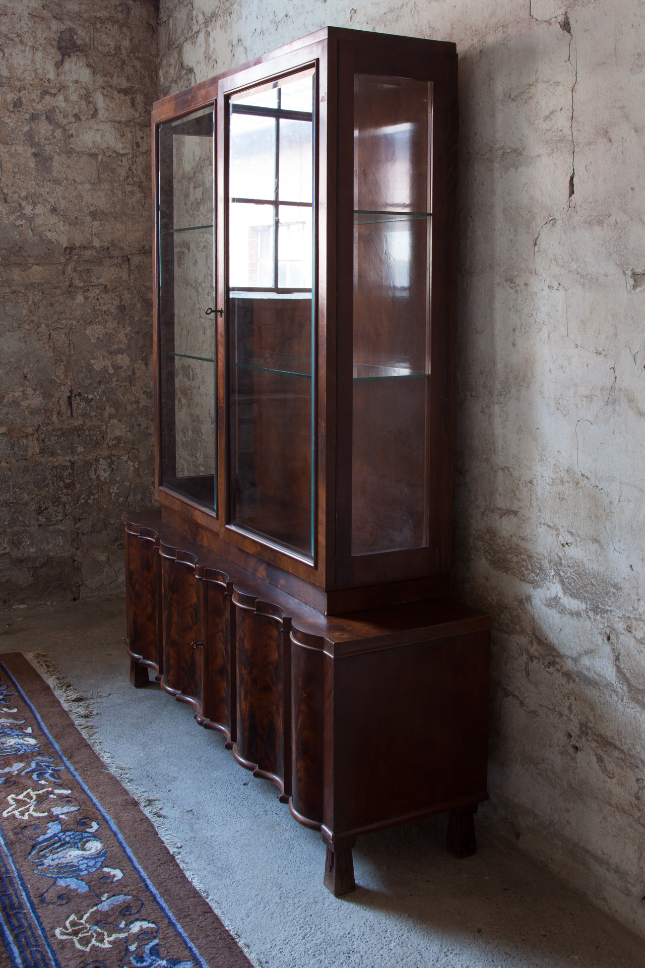 A display cabinet by Bruno Paul