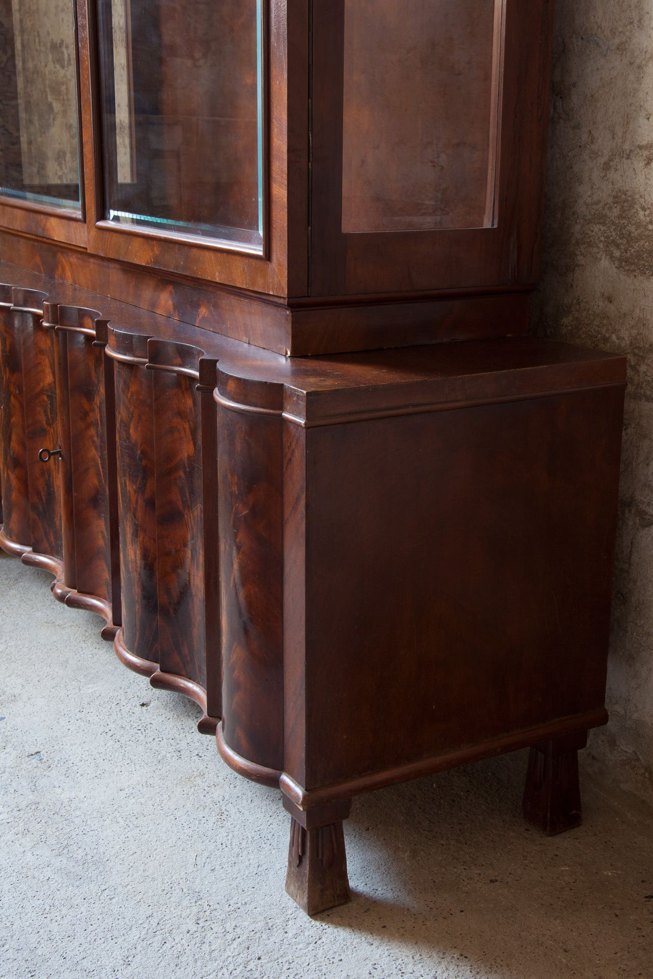 A display cabinet by Bruno Paul