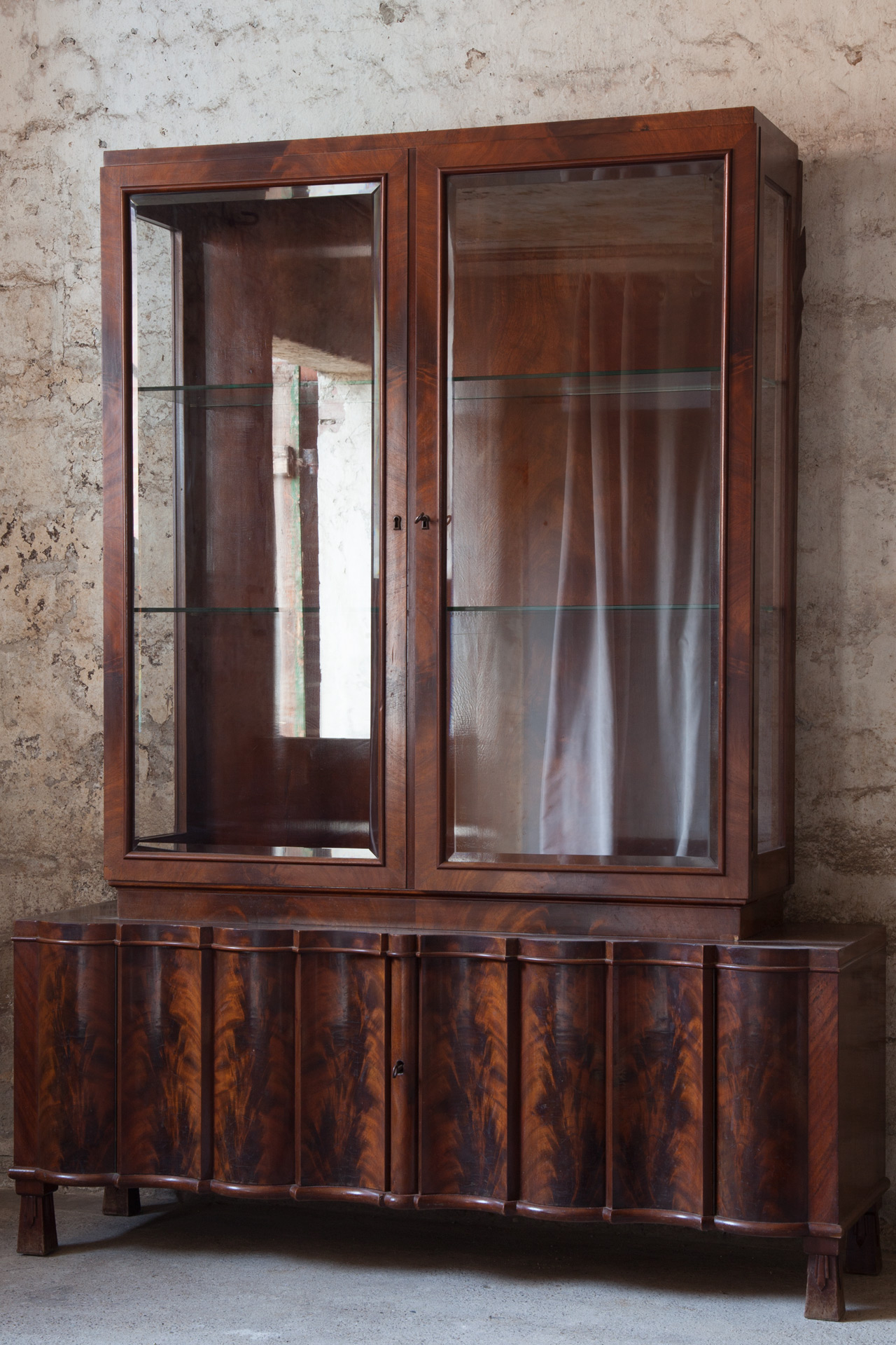 A display cabinet by Bruno Paul