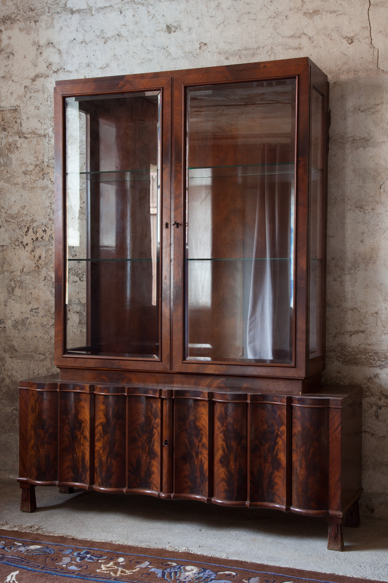 A display cabinet by Bruno Paul