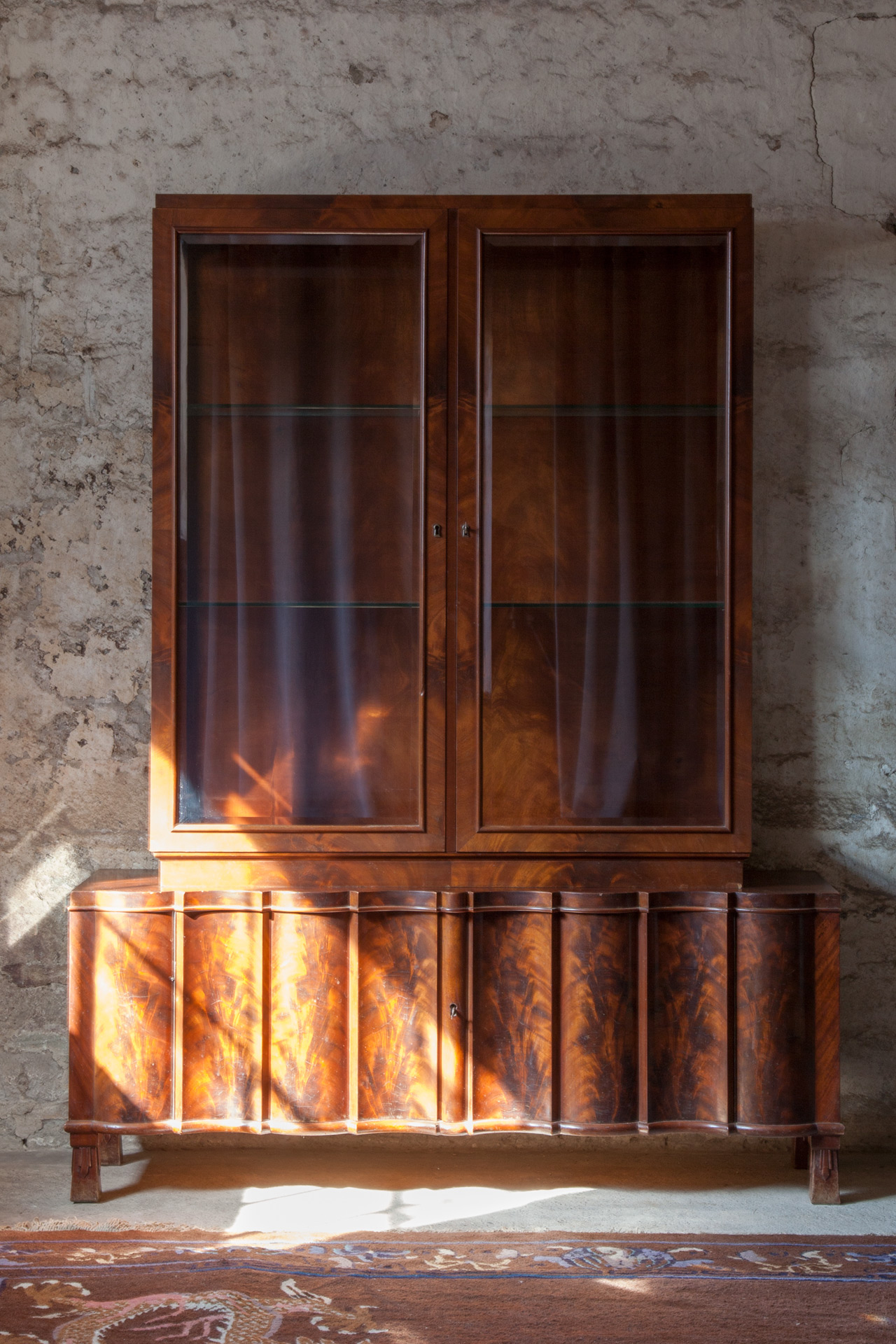 A display cabinet by Bruno Paul
