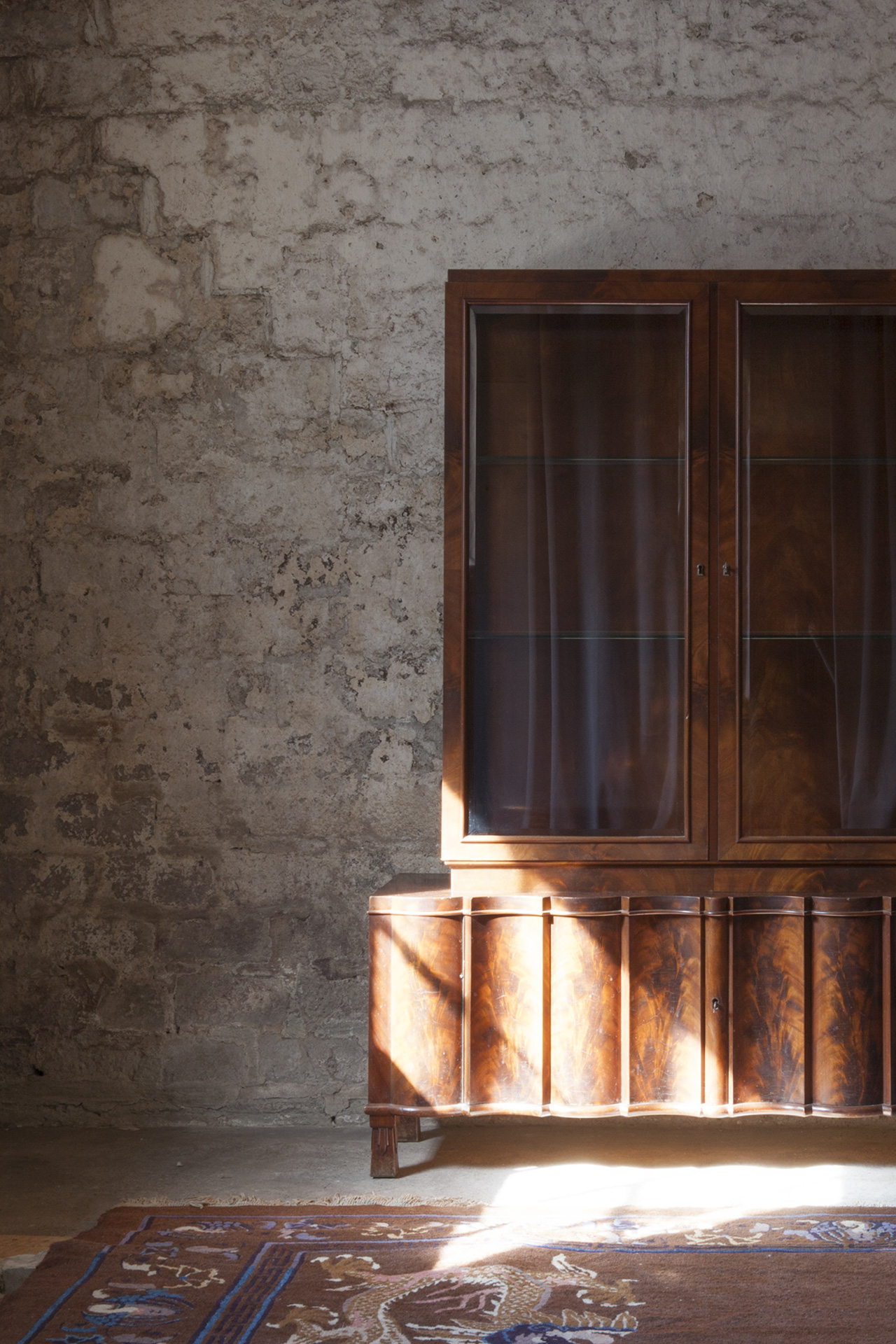 A display cabinet by Bruno Paul